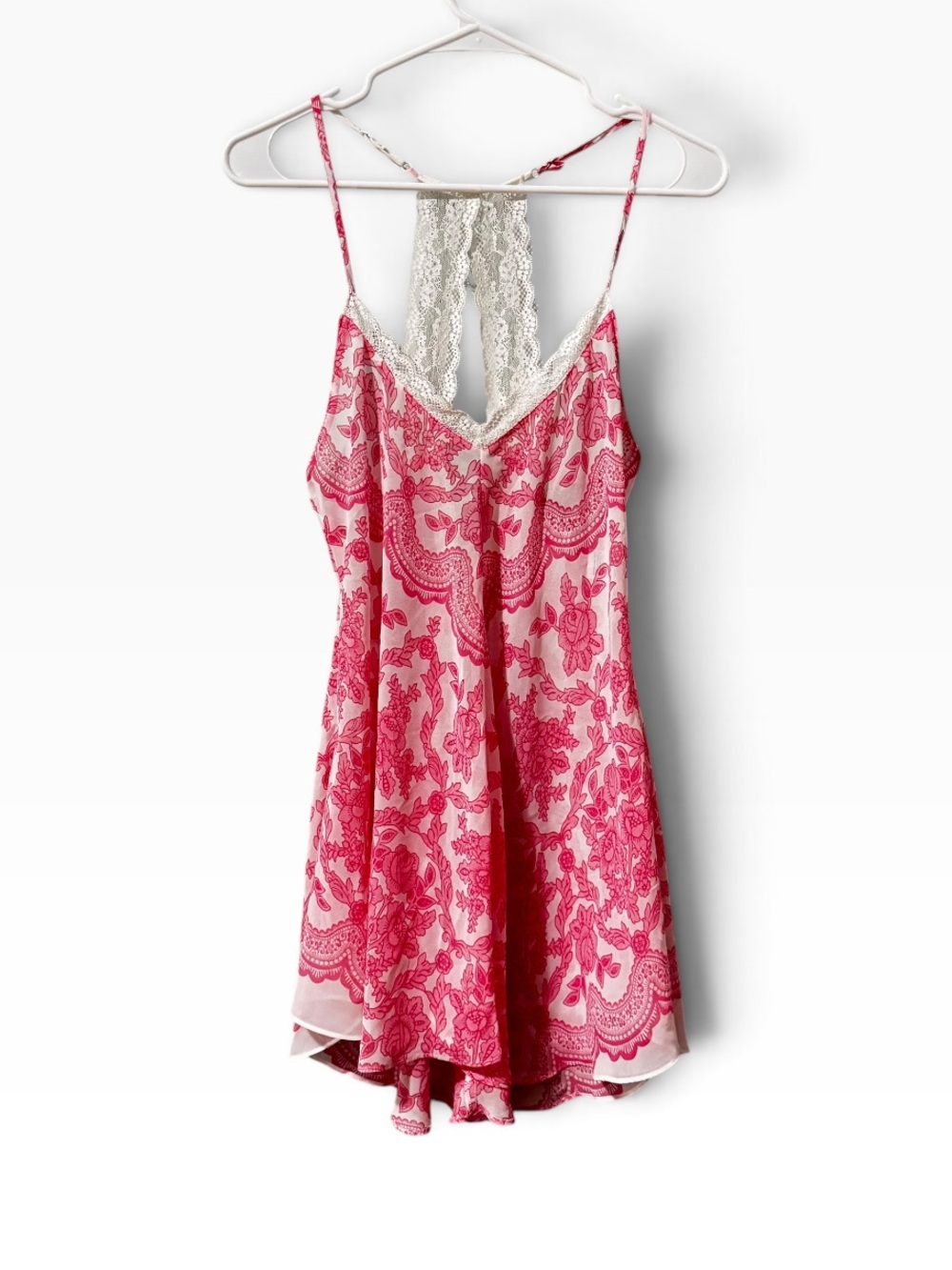 In Bloom by Jonquil Madeline Lace-Trim Paisley Satin Chemise